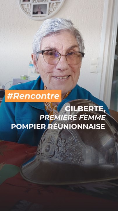 Gilberte Pothin, la première femme pompier de La Réunion : celle qui a ouvert la voie