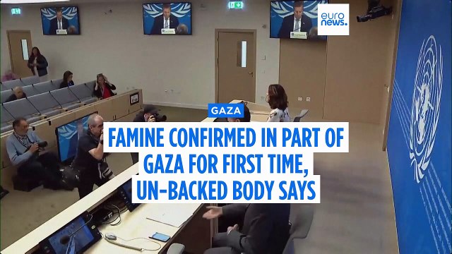 Famine confirmed in part of Gaza for first time and expected to spread, IPC says