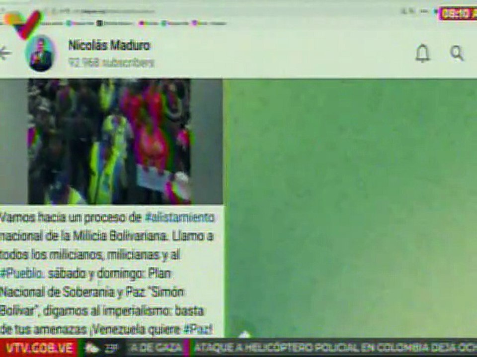 Pdte. Nicolás Maduro: Vamos hacia un proceso de alistamiento nacional de la Milicia Bolivariana