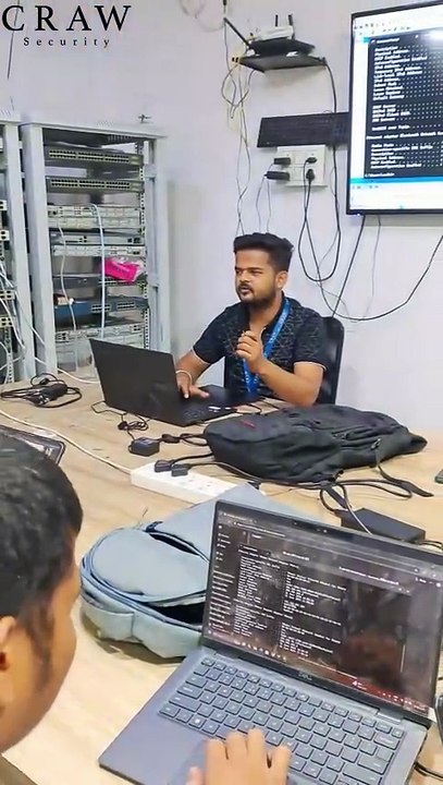 Networking Classes at Craw academy  Join Cyber Security Diploma Course in Delhi