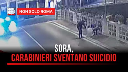 Sora, minaccia di gettarsi dal ponte: 32enne salvato dai carabinieri