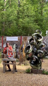 Step inside the Spirit in Stone exhibition at The Sculpture Park in Churt, where every sculpture tells its own story