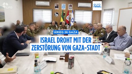 Israels Verteidigungsminister droht mit Zerstörung von Gaza-Stadt