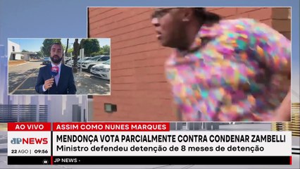 André Mendonça vota parcialmente contra condenação de Carla Zambelli