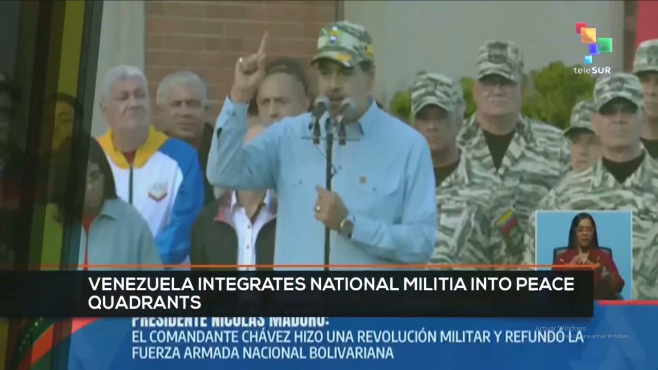 FTS 8:30 22-08: Venezuela integrates National Militia into Peace Quadrants