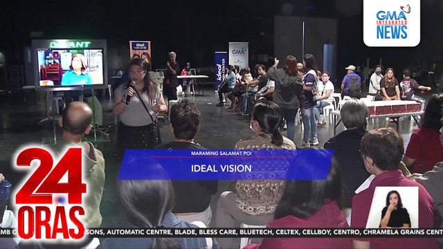 135 na may malabong paningin, binigyan ng libreng salamin ng GMA Kapuso Foundation | 24 Oras