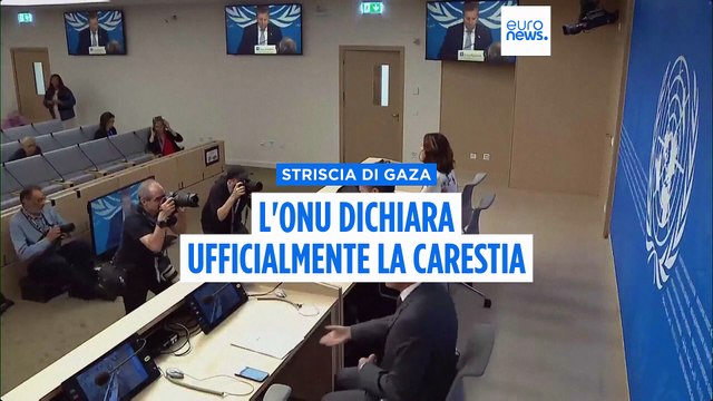 L'Onu conferma: a Gaza è carestia, a rischio mezzo milione di palestinesi