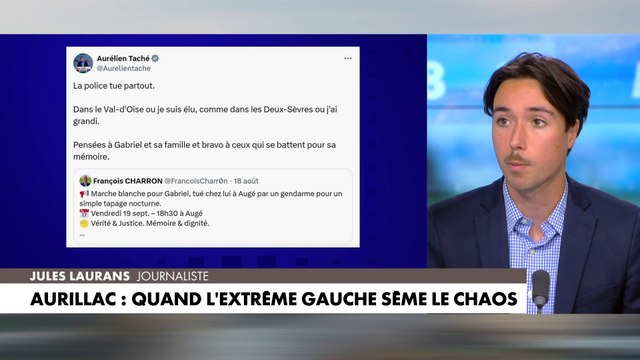Jules Laurans : «Il y a une sous-médiatisation de la violence de l’extrême gauche»