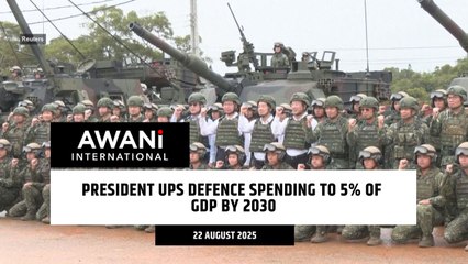 Taiwan President ups defence spending to 5% of GDP by 2030