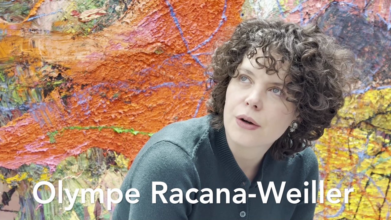 Olympe Racana-Weiller en son atelier