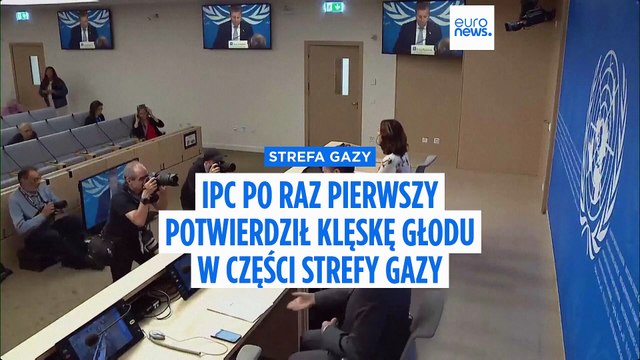 Po raz pierwszy potwierdzono klęskę głodu w części Strefy Gazy, twierdzi organ wspierany przez ONZ