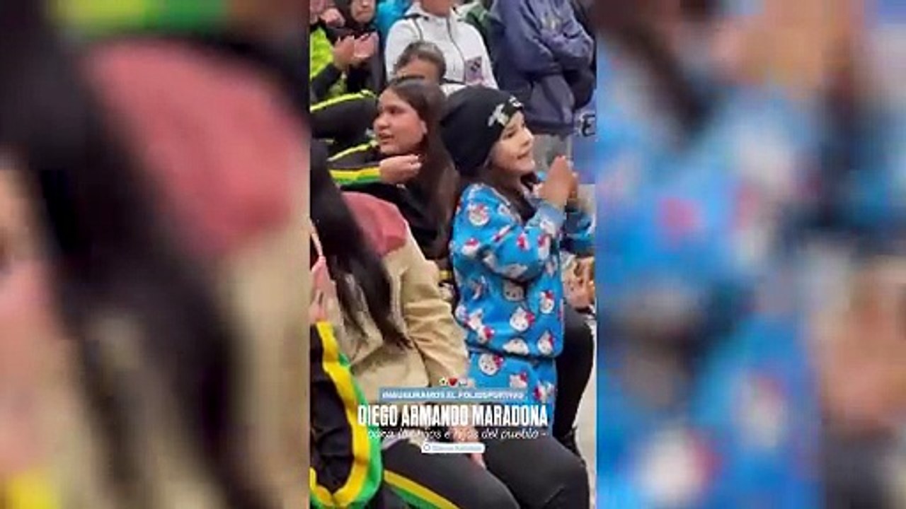 Mayra Mendoza, Máximo Kirchner y Jorge Taiana inauguraron el polideportivo "Diego Armando Maradona"