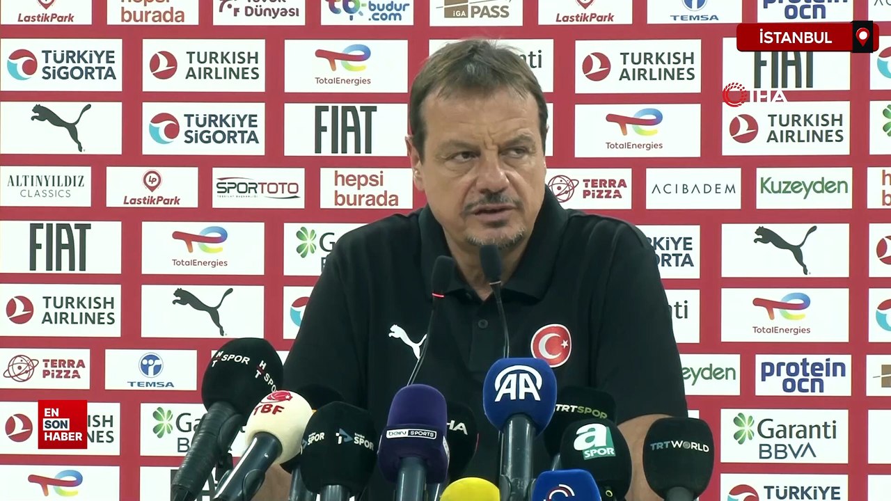Ergin Ataman: Hedefimiz madalya kazanmak