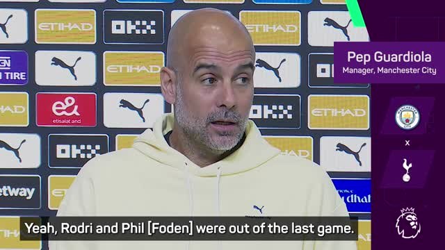 Guardiola confirms Rodri's return to action