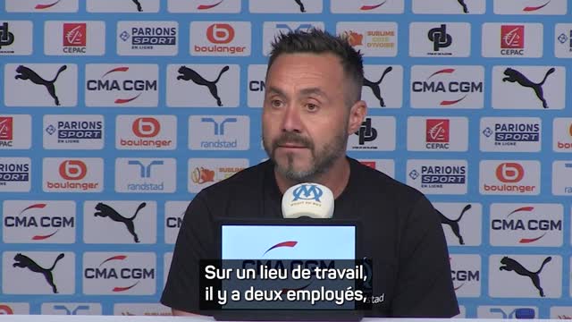 Marseille - De Zerbi donne sa version : "Une bagarre de pub anglais"