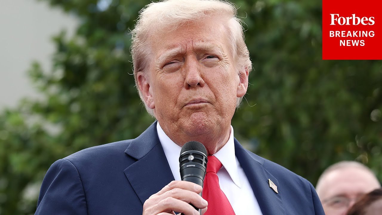 'I'm Very Good At Grass': Trump Promises To Make D.C Look Like Golf Club In Remarks To Cops