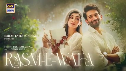 Rasm e Wafa Episode 23 | Hina Chaudhary | Arslan Khan | Umer Aalam | ARY Digital