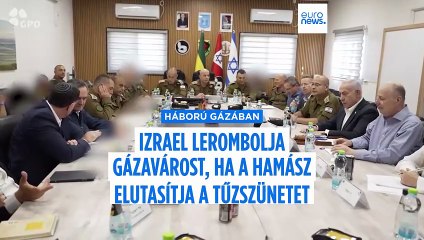 Az izraeli védelmi miniszter Gázaváros elpusztításával fenyeget