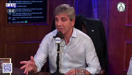 La indignante burla de Luis Caputo a los discapacitados en vivo