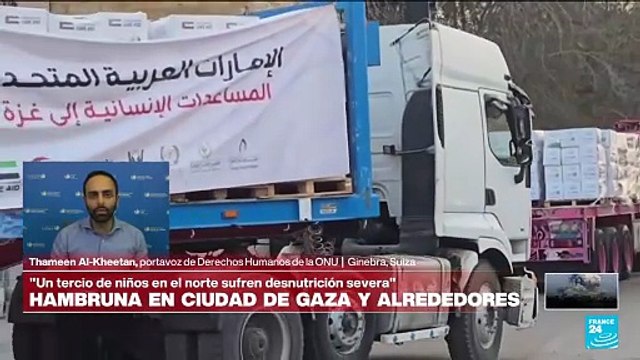 Portavoz de la ONU pide revisión de provisión de armas a Israel tras declaración de hambruna en Gaza