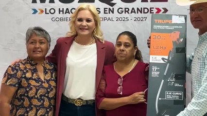 Alcaldesa Laura Jiménez refuerza limpieza urbana con entrega de equipo a coordinaciones municipales