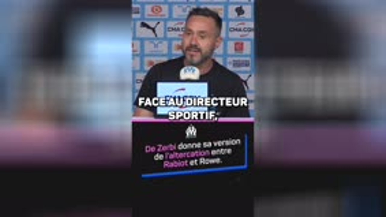 Marseille - De Zerbi donne sa version : "Une bagarre de pub anglais"