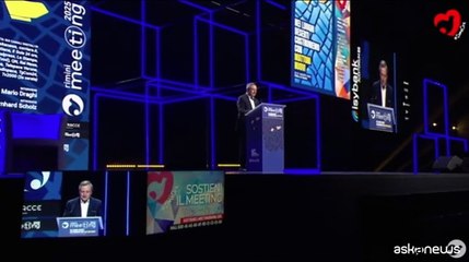 Draghi al Meeting:  evaporata l'illusione della potenza europea