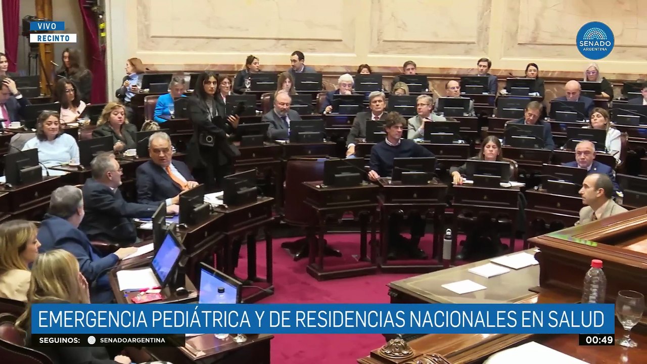 VOTACIÓN EMERGENCIA PEDIÁTRICA Y RESIDENCIAS NACIONALES - SESIÓN 21-08-25