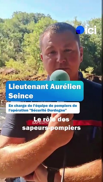Les pompiers de Corrèze surveillent la Dordogne l'été