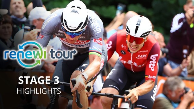 Cyclisme - Renewi Tour 2025 - Étape 3 Résumé - Mathieu van der Poel vainqueur et Arnaud De Lie leader !