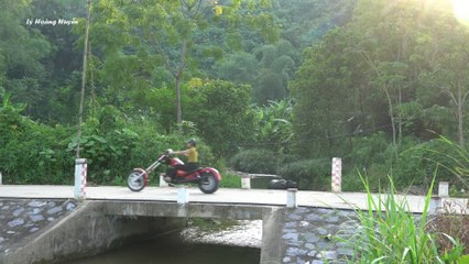 Girl restores 1975 Harley-Davidson Chopper