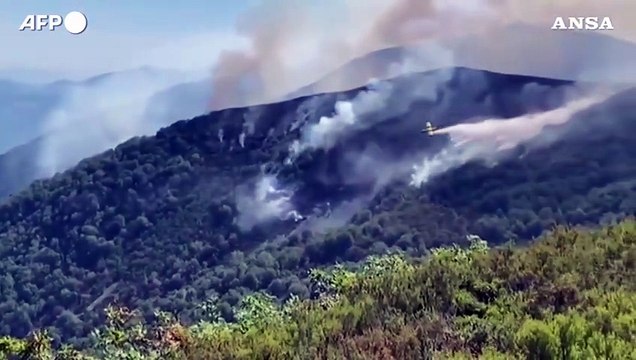 Si allenta la morsa del fuoco in Spagna, venti roghi ancora attivi