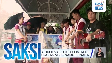 Saksi: (Part 1) Prayer rally ukol sa flood control projects sa labas ng Senado, binaha; Bagyong Isang