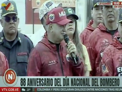 Bomberos y Protección Civil se incorporan al proceso de alistamiento de la Milicia Bolivariana