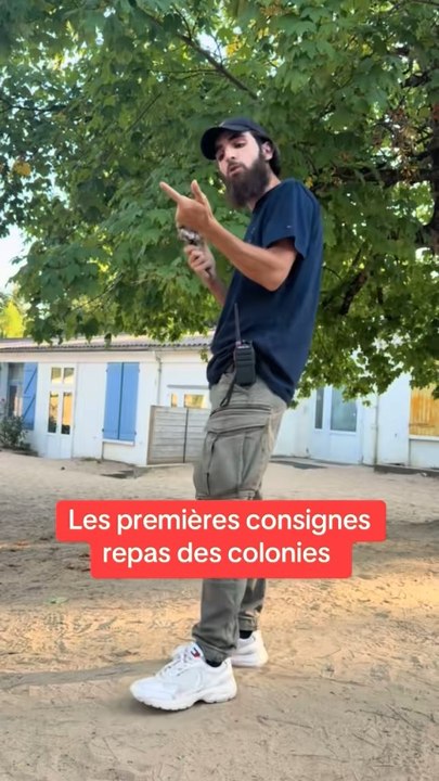 Les consignes du premier repas des colonies de vacances. Séjour 3.#animateurbafa #animatrice #coloniedevacances #colos #colonie #colo #vacances #jeux #repas#repasdusoir #saintjeandemonts