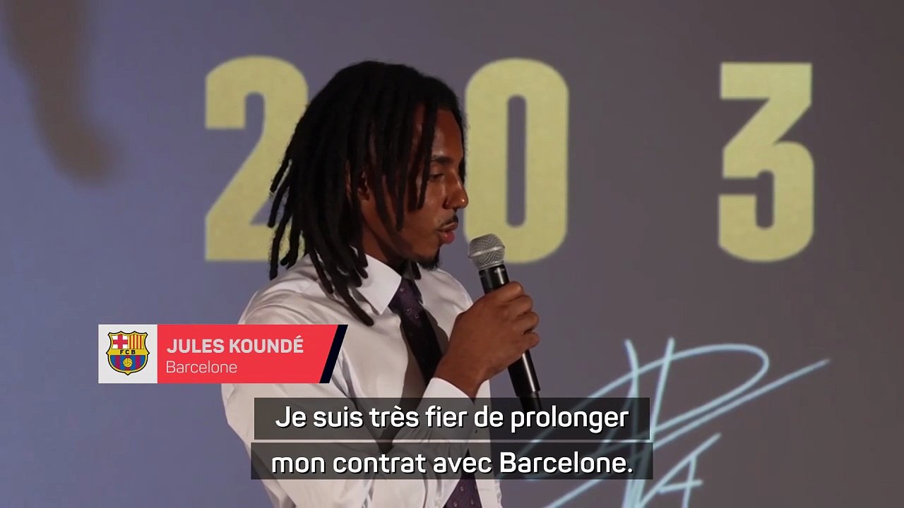 Koundé jusqu'en 2030 : “Très fier de prolonger mon contrat”