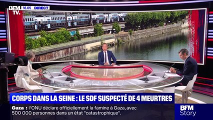 Story 1 : Corps dans la Seine, le SDF suspecté de quatre meurtres - 22/08