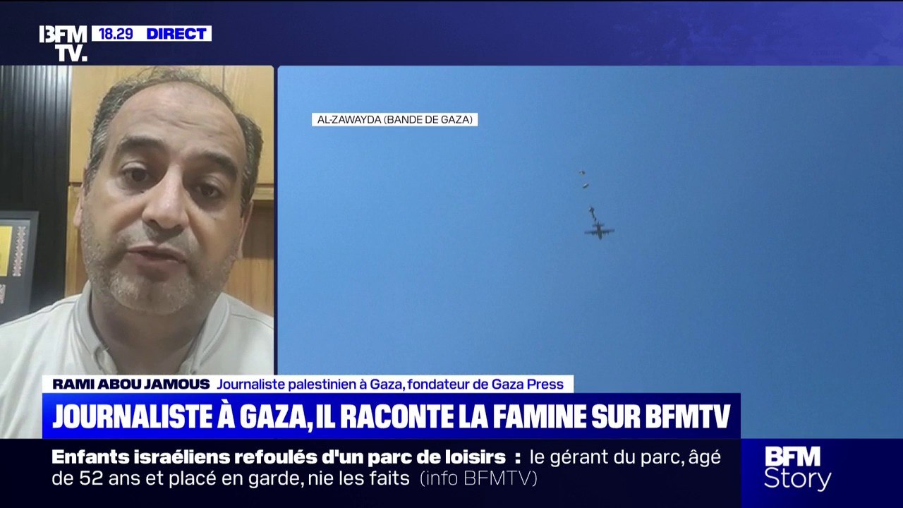 L'ONU déclare officiellement la famine à Gaza: "C'est un peu tard", déplore Rami Abou Jamous, journaliste palestinien, fondateur de Gaza Press