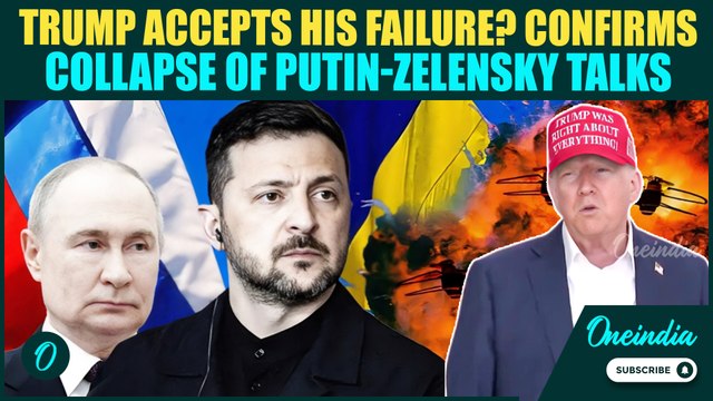 Trump CONFIRMS Putin-Zelensky Talks COLLAPSING? SHOCKED by Zelensky-Putin Clash: ‘Like Oil, Vinegar’