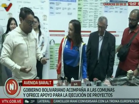 El Gobierno Bolivariano acompaña a los comuneros de Caracas para potenciar sus proyectos