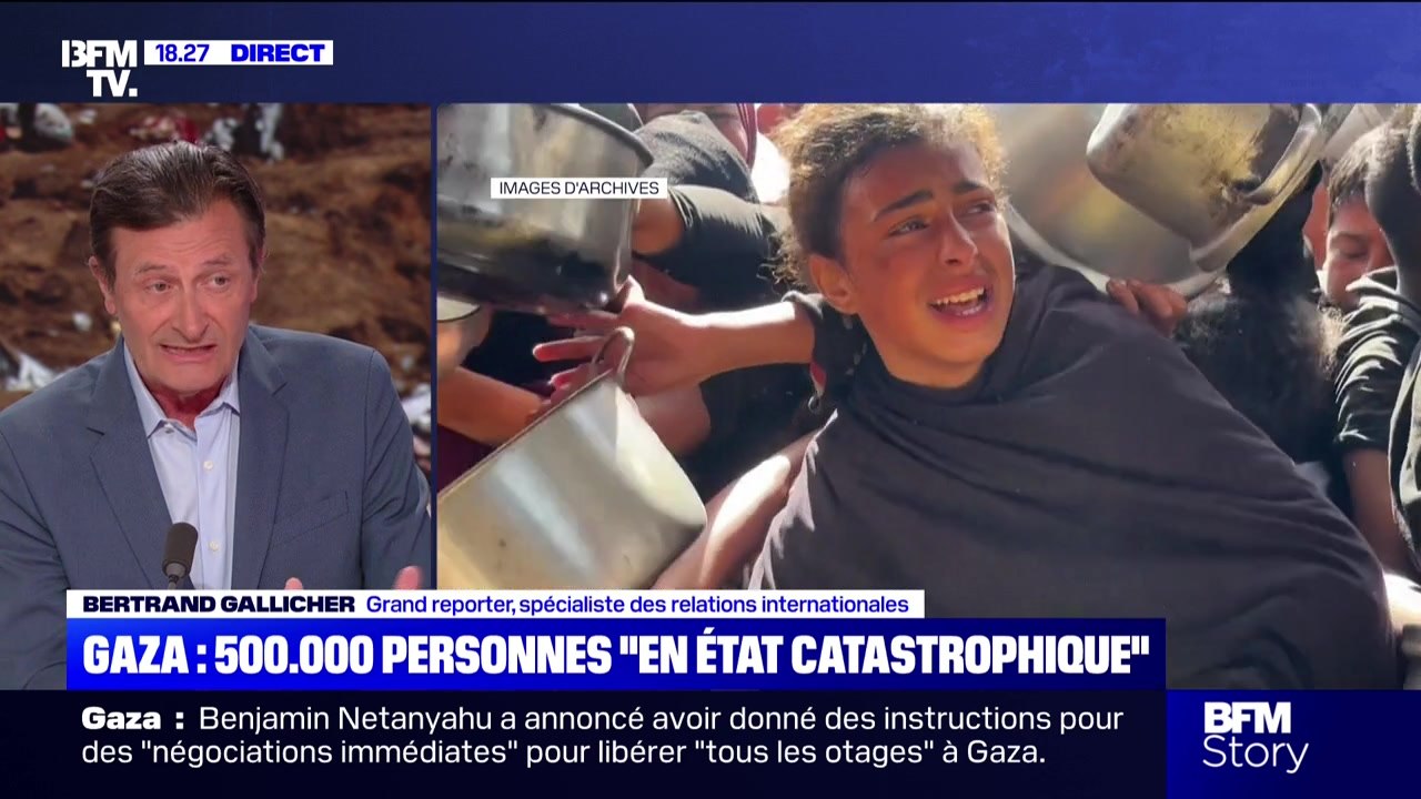 Story 2 : L'ONU déclare la famine dans la bande de Gaza - 22/08