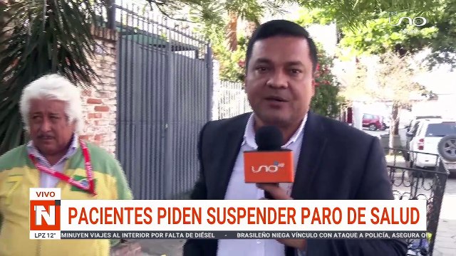 Pacientes piden suspender paro de salud