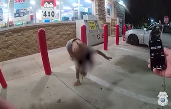 Woman driver ‘who just drank one Twisted Tea’ falls over during sobriety test