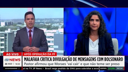 Malafaia critica Moraes e diz que não teme ser preso | TEMPO REAL