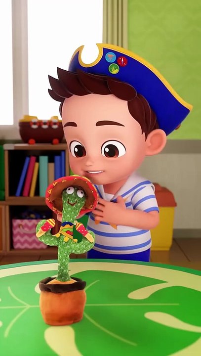 Brody's Dancing Cactus Plush 🌵🕺🎶 #bebefinn #shorts