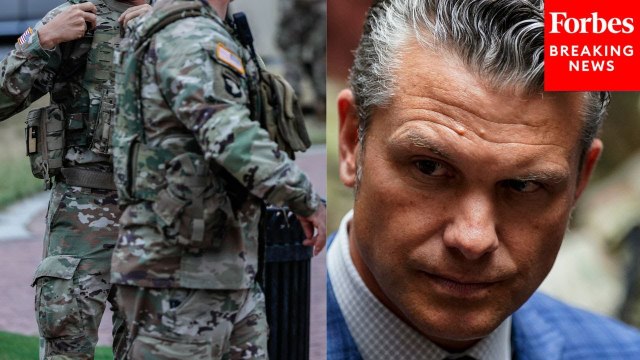 Hegseth Orders National Guard Troops In D.C. To Carry Weapons