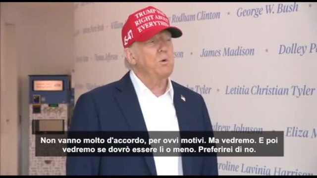 Trump: preferirei non partecipare a incontro tra Putin e Zelensky