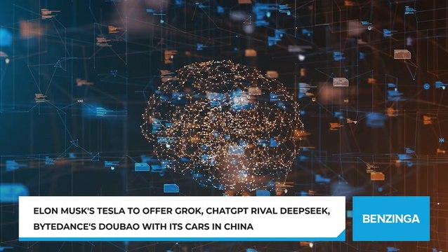 Elon Musk's Tesla To Offer Grok, ChatGPT Rival DeepSeek, ByteDance's Doubao With Its Cars In China