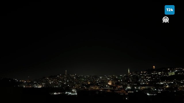 Yemen'den atılan füzeler Kudüs semalarında görüntülendi: Atılan füzeler sebebiyle bölgede sirenler çaldı