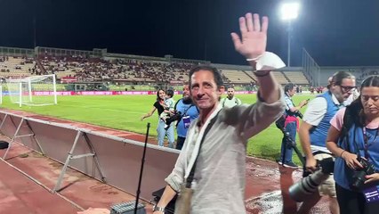 Igor Protti e il saluto emozionante della curva del Livorno